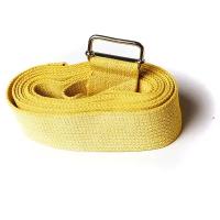 Ремень для йоги RamaYoga Де люкс хлопковый, желтый, длина 270 см