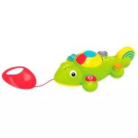 Каталка-игрушка 1 TOY Интерактивный хамелеон (Т10505) со звуковыми эффектами