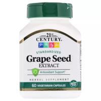 21st Century Grape seed extract (Экстракт косточек винограда) 60 капсул