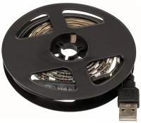 LED лента с USB-коннектором, цвет свечения RGB, 60 LED\M, 10 мм