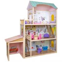 SunnyToy кукольный домик Алина с гаражом