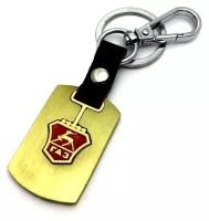 Брелок автомобильный с логотипом для Хонда металл_цвет золото