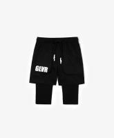 Комплект из шорт и леггинсов черный Gulliver, для мальчиков, размер 86, мод 12334BBC6002