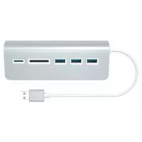 USB-концентратор Satechi Aluminum USB 3.0 Hub & Card Reader разъемов: 3