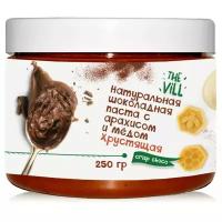 The Vill / Шоколадная паста с арахисом и медом 250г. / Натуральная 100% / Арахисовая паста шоколадная