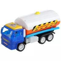 Машинка детская Грузовик цистерна "ГАЗ" ТМ "Компания Друзей", игрушка для детей, игрушка для мальчиков, игрушечная грузовая машина, цвет синий, 29х11х5 см