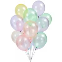 Воздушные шары Хрустальные ассорти - 10шт 30см