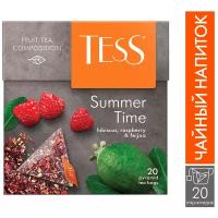 Чайный напиток красный Tess Summer time в пирамидках, 20 шт