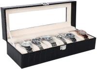 Шкатулка для хранения 5 наручных часов и электронных браслетов, аксессуаров, украшений и ювелирных изделий