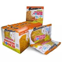 Bombbar печенье Protein Cookie низкокалорийное 40 г., 12 шт., апельсин-имбирь