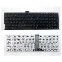 Клавиатура для ноутбука Asus X553, X553M, X553MA, X553S, X553SA Series. Плоский Enter. Черная, без рамки. PN: 0KNB0-6122FR0Q, 9Z.N8SBQ.Q0V.