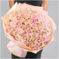 101 Светло-Розовая Роза (40 см.) в упаковке