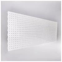 Панель для стеллажа, 35*101 см, перфорированная, шаг 2,5 см, цвет белый 4333312