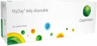 Контактные линзы CooperVision MyDay daily disposable, 30 шт., R 8,4, D -3,5, прозрачный, 1 уп