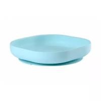 Beaba Тарелка из силикона Silicone Suction Plate Blue