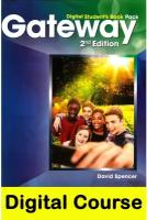 Gateway 2Ed B1 Digital Student's Book Premium Pack