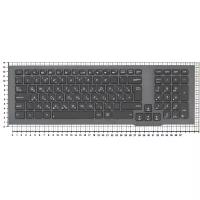 Клавиатура для ноутбука Asus G75V G75VW черная с подсветкой
