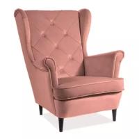 Кресло SIGNAL LADY VELVET (античный розовый)