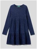 Платье UNITED COLORS OF BENETTON, размер 120 (S), синий