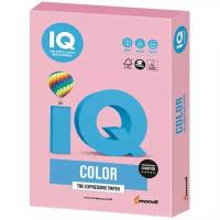 Бумага A4 IQ Color 160г/м2, 250л, пастель розовый фламинго, OPI74