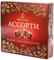 Конфеты на основе финика Кремлина Ассорти "Casual финик шоколадный" в подарочном наборе коробка "8 марта", 230 г