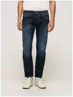 Джинсы прямые Pepe Jeans, размер 31, рост 32, синий