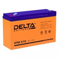 Аккумулятор Delta DTM 612 6V AGM (12 Ач)