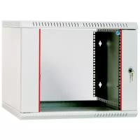Шкаф коммутационный ЦМО шрн-эконом (ШРН-Э-12.650) настенный 12U 600x650мм пер.дв.стекл 65кг серый 60