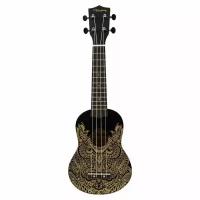Музыкальный инструмент VESTON Гитара гавайская Укулеле сопрано KUS 25 OWL