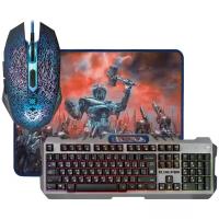 Игровой набор Defender Killing Storm MKP-013L RU, мышь+клавиатура+ковер