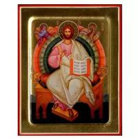 Икона СинопсисЪ Спасителя на престоле с евангелистами