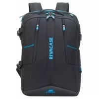 RIVACASE 7860black/Рюкзак для ноутбука до 17,3/Рюкзак для геймеров/Спортивный рюкзак/USB-порт/Для мужчин/Для женщин