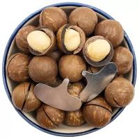 Макадамия орех (Macadamia) 250 грамм в скорлупе с распилом, свежий урожай бех горечи, ванилный вкус "WALNUTS" отборные и целые орехи