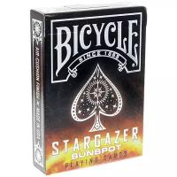 Bicycle игральные карты Stargazer Sunspot 54 шт. оранжевый/черный