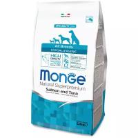 Сухой корм для собак Monge Speciality line, гипоаллергенный, лосось, тунец 1 уп. х 1 шт. х 2.5 кг