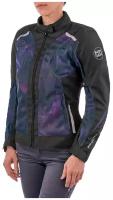 Куртка текстильная MOTEQ Destiny, женский, черный/фиолетовый, XXS