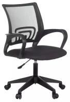 Компьютерное кресло Бюрократ CH-695NLT черного цвета TW-01, офисный стул с подлокотниками