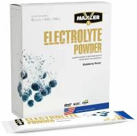 Электролиты Maxler Electrolyte Powder - Черника, 15х6,8 г - Поддержка электролитного баланс - Комплекс микроэлементов