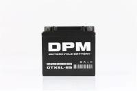 Мото аккумулятор DPM DTX5L-BS (YTX5L-BS) стартерный для мотоцикла, квадроцикла, скутера AGM 12V 4 а/ч
