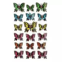 Декоративные наклейки "Пёстрые бабочки"