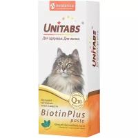 Добавка в корм Unitabs BiotinPlus с биотином и таурином паста 120 мл