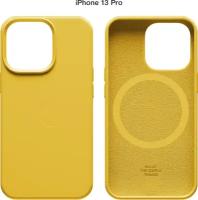 Силиконовый чехол Commo Shield для iPhone 13 Pro с Magsafe, желтый