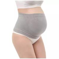 Пояс бесшовный для беременных женщин ФЭСТ (размер 94) серый меланж