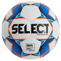 SELECT Мяч футбольный SELECT Diamond, размер 5, IMS, TPU, ручная сшивка, 32 панели, 3 подслоя, 810015-002