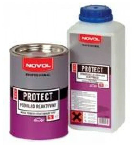 Novol 37211 Протект 340, кислотный грунт + H5910 отвердитель, комплект 1000 мл+1000 мл