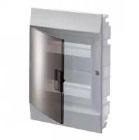Щит распределительный встраиваемый ЩРв-п Mistral41 54М пластиковый прозрачная дверь с клеммами (1SLM004101A2209)