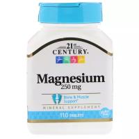 Магний 21st Century Magnesium 250 мг 110 таб.