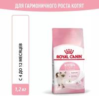 Сухой корм Royal Canin Kitten (Киттен) для котят от 4 до 12 месяцев, 1,2 кг