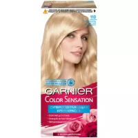 GARNIER Color Sensation стойкая крем-краска для волос, 110 ультраблонд чистый бриллиант