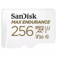 Карта памяти 256Gb - SanDisk Max Endurance MicroSDXC Class 10 UHS-I U3 V30 SDSQQVR-256G-GN6IA